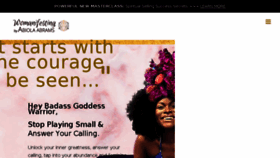 What Sacredbombshell.com website looked like in 2018 (5 years ago)