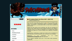 What Shichibukai.net website looked like in 2018 (5 years ago)