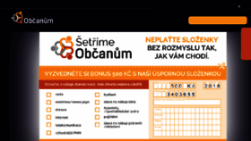 What Setrimeobcanum.cz website looked like in 2018 (5 years ago)