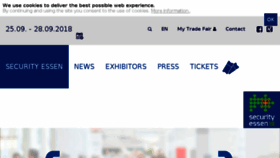 What Security-messe.de website looked like in 2018 (5 years ago)