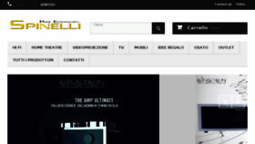 What Spinelliht.com website looked like in 2018 (5 years ago)