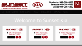 What Sunsetkia.com website looked like in 2018 (5 years ago)