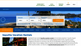 What Sayulita-mexico.com website looked like in 2018 (5 years ago)