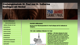 What Stpaul-esslingen.de website looked like in 2018 (5 years ago)