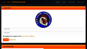 What Sabongtambayan.net website looked like in 2018 (5 years ago)