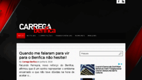 What Slbenfica.net website looked like in 2018 (5 years ago)