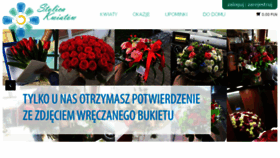 What Stolicakwiatow.pl website looked like in 2018 (5 years ago)
