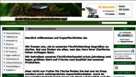 What Superfischfutter.de website looked like in 2018 (5 years ago)