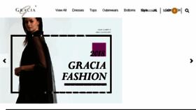 What Shopgracia.com website looked like in 2018 (5 years ago)