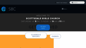 What Scottsdalebible.com website looked like in 2018 (5 years ago)