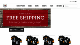 What Steelersteamonline.com website looked like in 2018 (5 years ago)