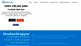 What Shadowshopper.com website looked like in 2018 (5 years ago)