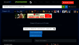 What Steamid.co.uk website looked like in 2018 (5 years ago)