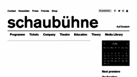 What Schaubuehne.de website looked like in 2018 (5 years ago)