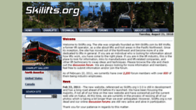What Skilifts.org website looked like in 2018 (5 years ago)