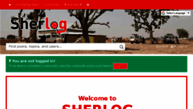 What Sherlog.msf.org website looked like in 2018 (5 years ago)