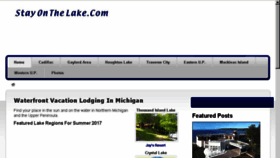 What Stayonthelake.com website looked like in 2018 (5 years ago)
