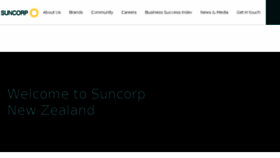 What Suncorp.co.nz website looked like in 2018 (5 years ago)
