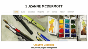 What Suzannemcdermott.com website looked like in 2018 (5 years ago)