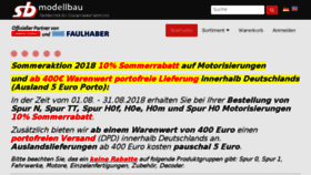 What Sb-modellbau.com website looked like in 2018 (5 years ago)