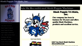 What Slushpuppiemachine.com website looked like in 2018 (6 years ago)