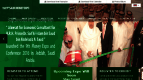 What Saudimoneyexpo.com website looked like in 2018 (5 years ago)