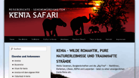 What Safari-kenia.org website looked like in 2018 (5 years ago)