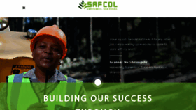 What Safcol.co.za website looked like in 2018 (5 years ago)