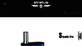 What Stratusshop.com website looked like in 2018 (5 years ago)