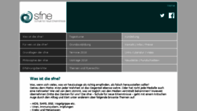 What Sfne.info website looked like in 2018 (5 years ago)