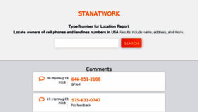 What Stanatwork.com website looked like in 2018 (5 years ago)