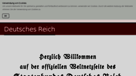 What Staatenbund-deutschesreich.info website looked like in 2018 (5 years ago)
