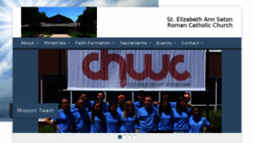 What Stelizabethschurch.org website looked like in 2018 (5 years ago)