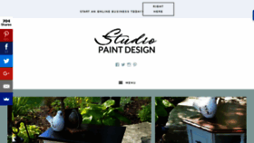 What Studiopaintdesign.com website looked like in 2018 (5 years ago)