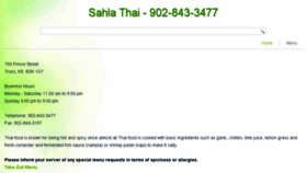 What Sahlathai.ca website looked like in 2018 (5 years ago)
