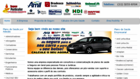 What Segurosparticulares.com.br website looked like in 2018 (5 years ago)