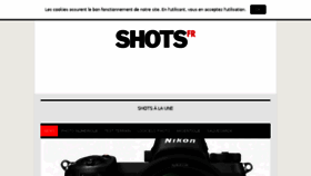 What Shots.fr website looked like in 2018 (5 years ago)