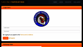 What Sabong-tambayan.com website looked like in 2018 (5 years ago)