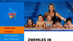 What Swimbee.nl website looked like in 2018 (5 years ago)