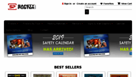 What Safetyposter.com website looked like in 2018 (5 years ago)