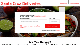What Santacruzdeliveries.com website looked like in 2018 (5 years ago)
