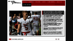 What Sixstarfootball.com website looked like in 2018 (5 years ago)