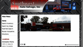What Southwestauto.net website looked like in 2018 (5 years ago)