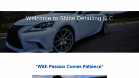 What Shinedetailingllc.com website looked like in 2018 (5 years ago)