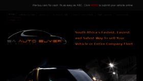 What Saautobuyer.co.za website looked like in 2018 (5 years ago)