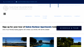 What Salemharbour.com website looked like in 2018 (5 years ago)