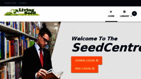 What Seedcentre.livingseed.org website looked like in 2018 (5 years ago)