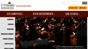 What Sph.uth.edu website looked like in 2018 (5 years ago)
