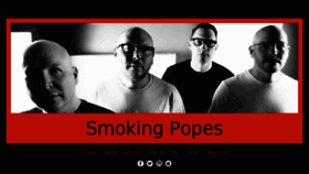 What Smokingpopesmusic.com website looked like in 2018 (5 years ago)