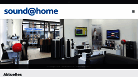 What Sound-at-home.de website looked like in 2018 (7 years ago)